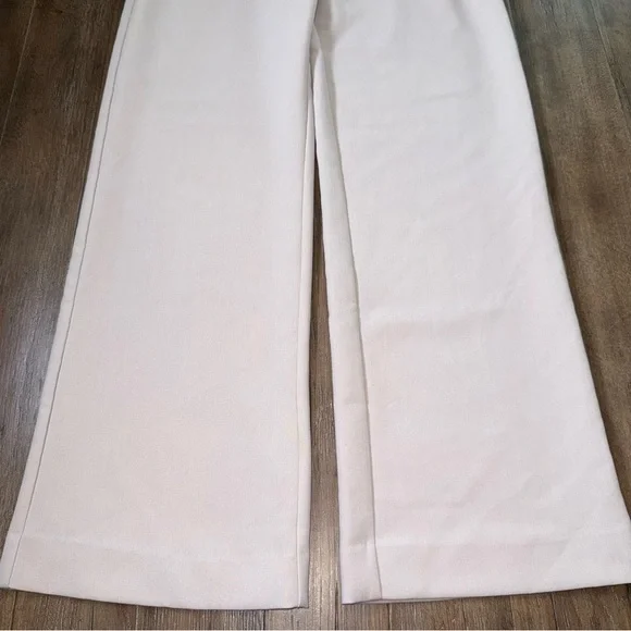 Abercrombie Sloane Tailored Pant 25 0 L Tall wide leg Trousers ivory old money - Picture 9 of 14